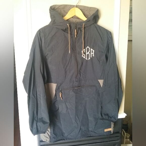 MARLEYLILLY Monogrammed Pullover Rain Jacket Women's Size Medium - Picture 2 of 9